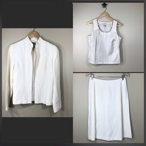 Bundle of Chico's blazer, top and skirt, size 0X